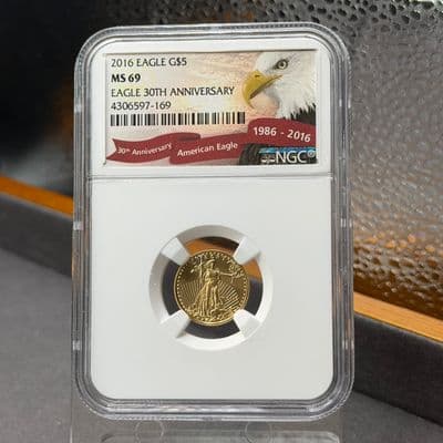 2024 Gold Eagle 1 oz Tube of 10